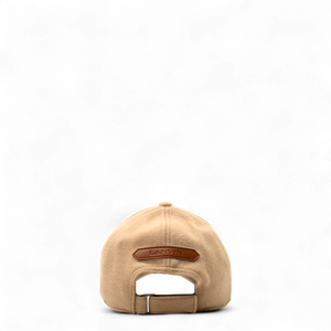 Lanvin Kids Logo Patch Wool Blend Baseball Cap
