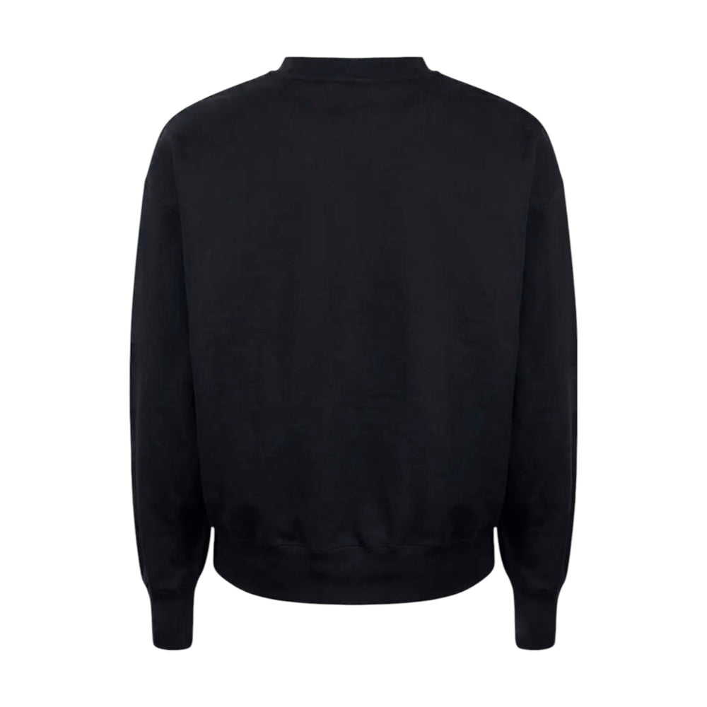 Bally Men's Side-Logo Sweatshirt in Navy Cotton