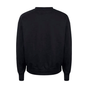 Bally Men's Side-Logo Sweatshirt in Navy Cotton