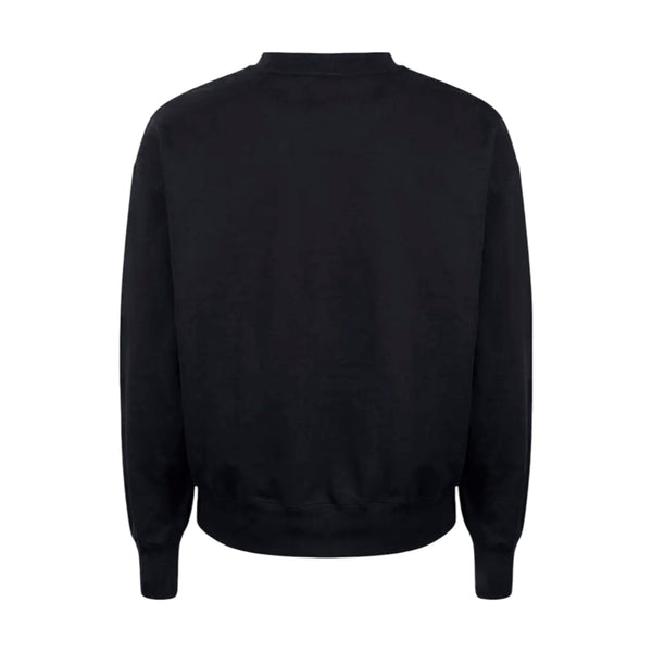 Bally Men's Side-Logo Sweatshirt in Navy Cotton