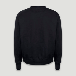 Bally Men's Side-Logo Sweatshirt in Navy Cotton