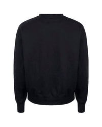 Bally Men's Side-Logo Sweatshirt in Navy Cotton
