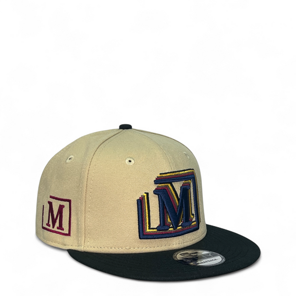 MDB Brand 9FIFTY Embroidered Multi "M" Snapback Cap