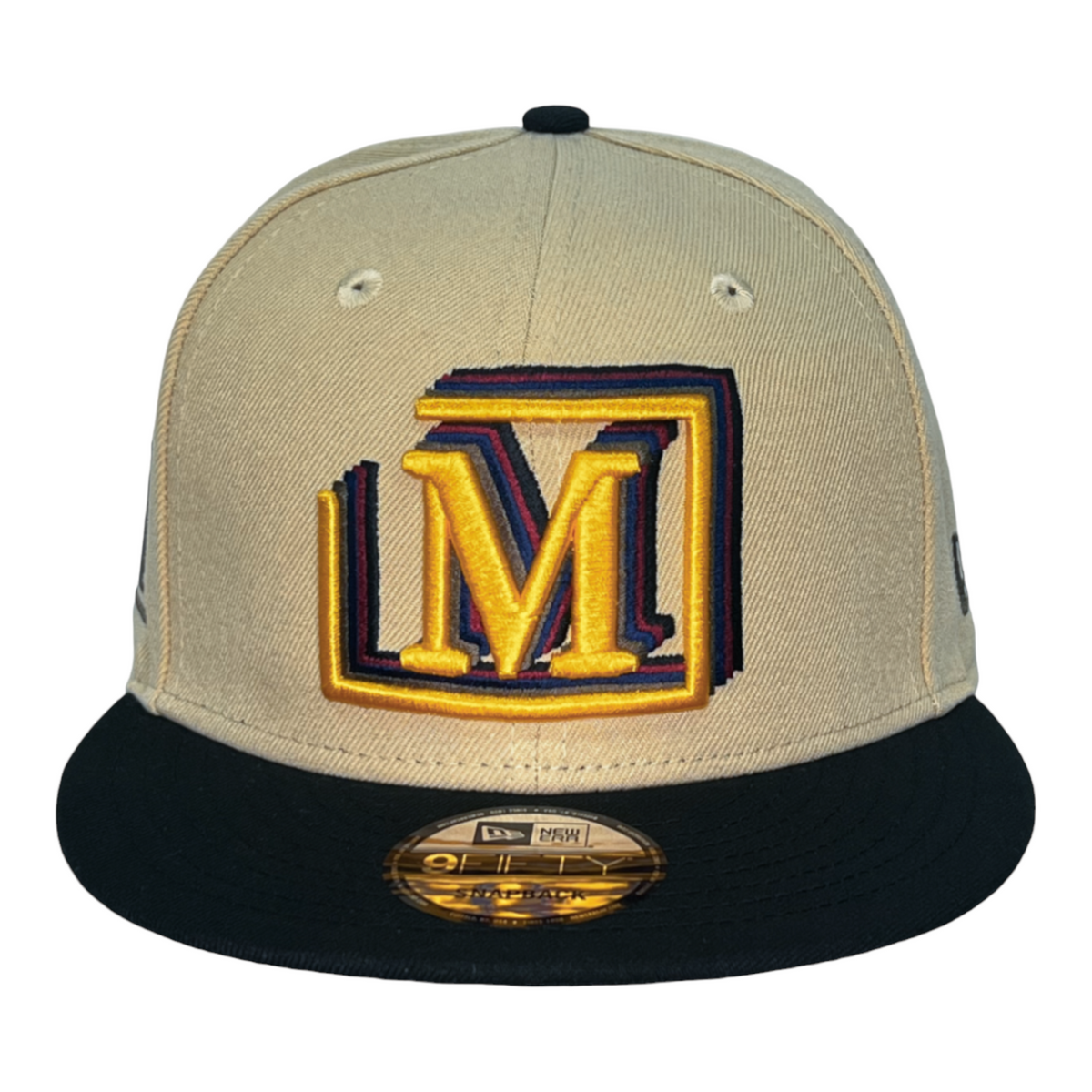 MDB Brand x New Era 9Fifty Snapback Multi M Logo Baseball Cap