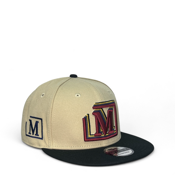 MDB Brand 9FIFTY Embroidered Multi "M" Snapback Cap