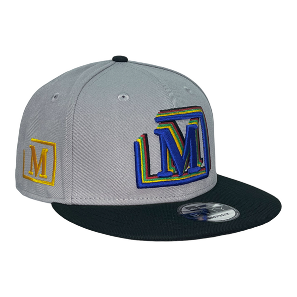 MDB Brand 9FIFTY Embroidered Multi "M" Snapback Baseball Cap