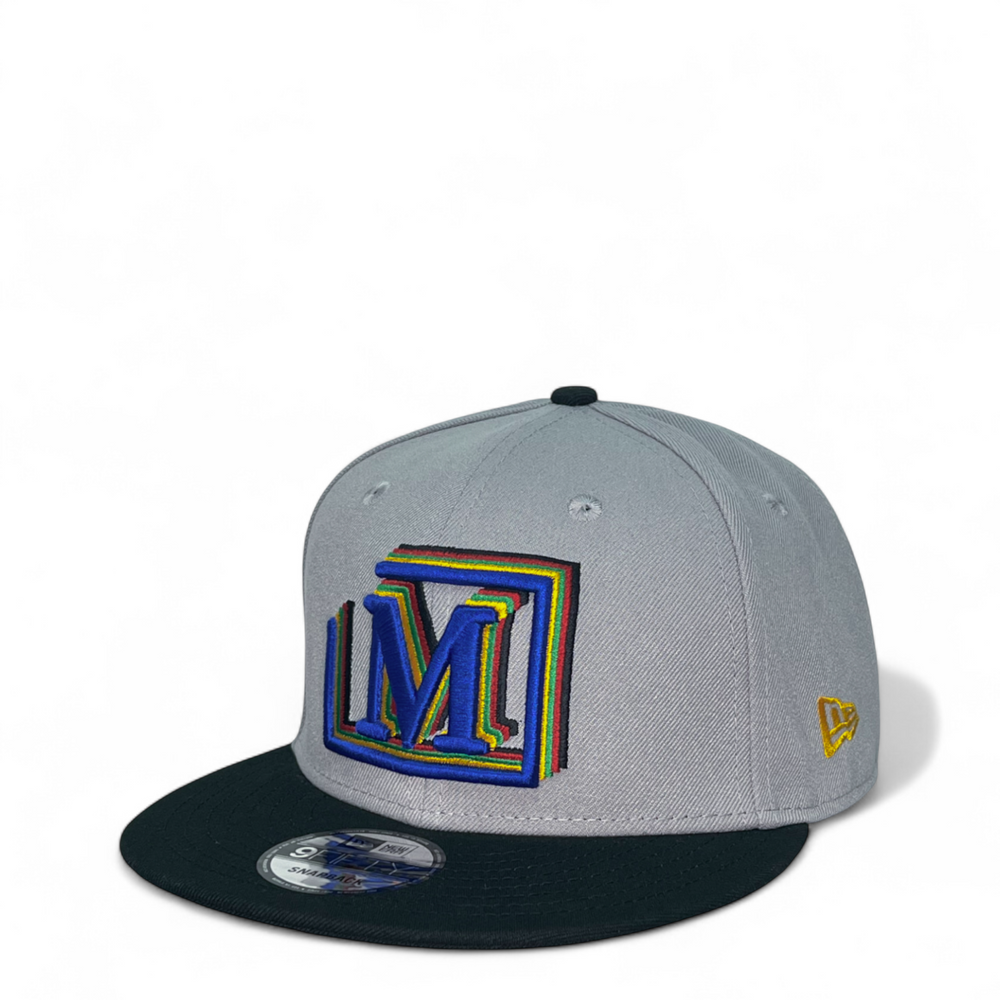 MDB Brand 9FIFTY Embroidered Multi "M" Snapback Baseball Cap