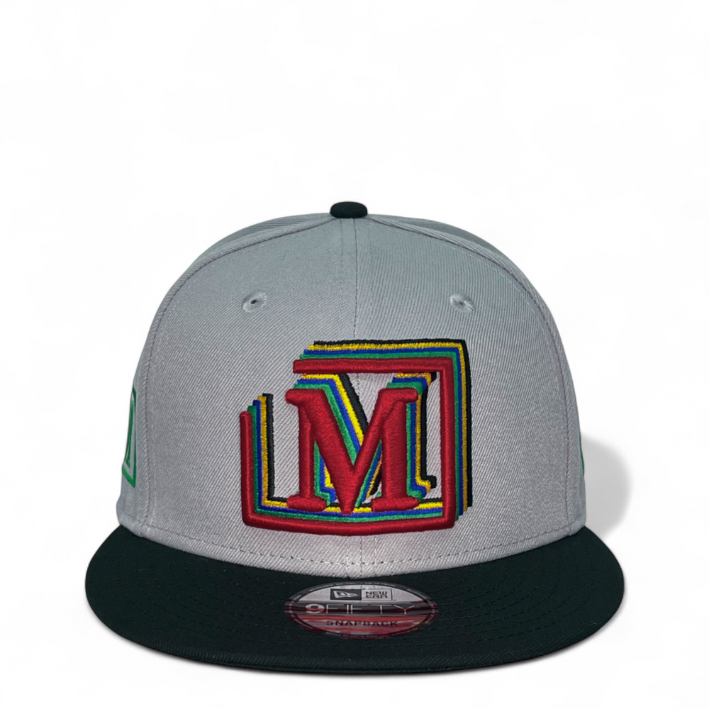 MDB Brand 9FIFTY Embroidered Multi "M" Snapback Cap