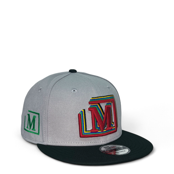 MDB Brand 9FIFTY Embroidered Multi "M" Snapback Cap