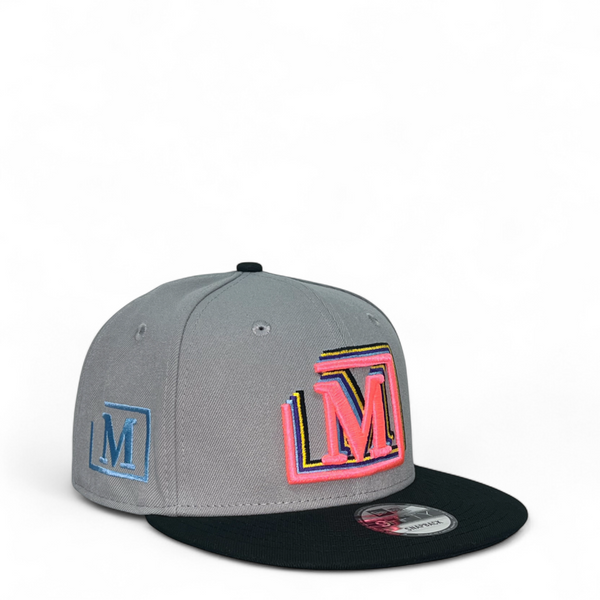MDB Brand 9FIFTY Embroidered Multi "M" Snapback Cap