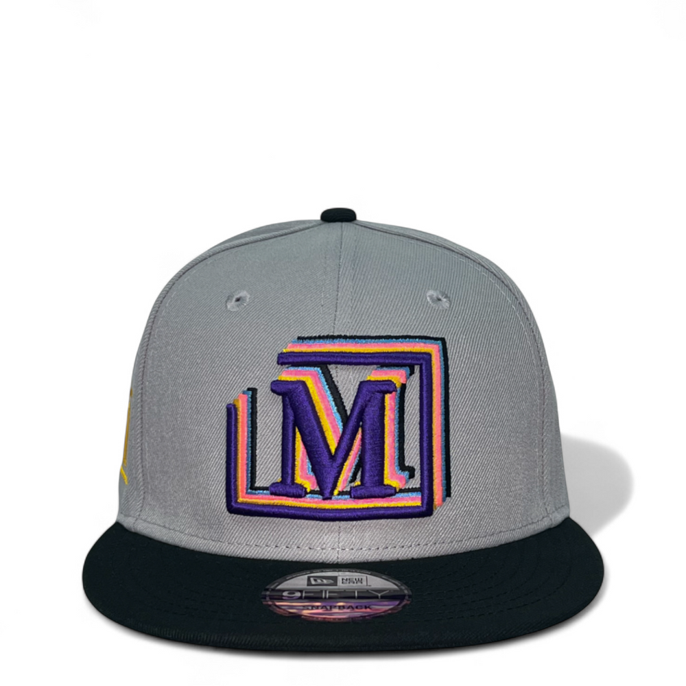 MDB Brand 9FIFTY Embroidered Multi "M" Snapback Cap