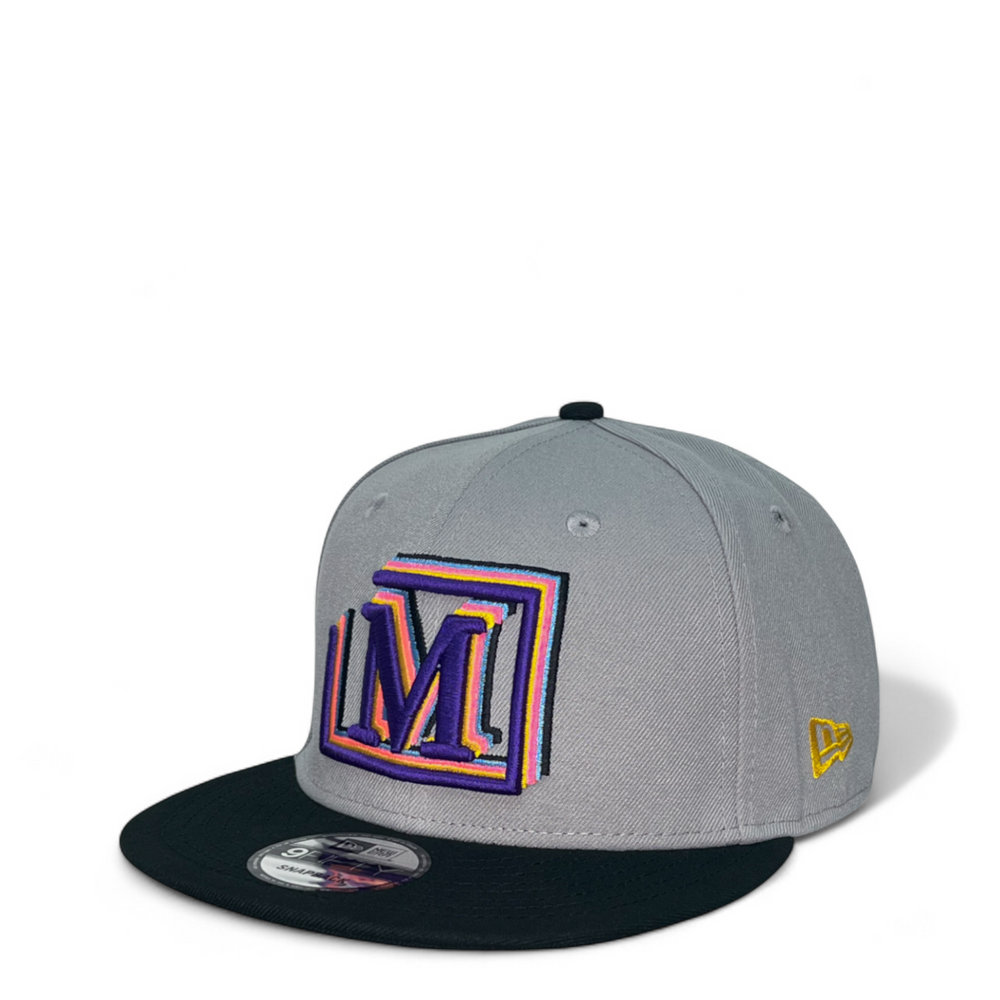 MDB Brand 9FIFTY Embroidered Multi "M" Snapback Cap
