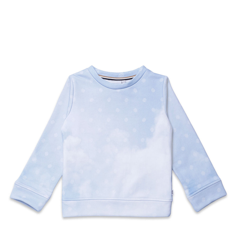Hugo Boss Kids Cloud Motif Crewneck Sweatshirt