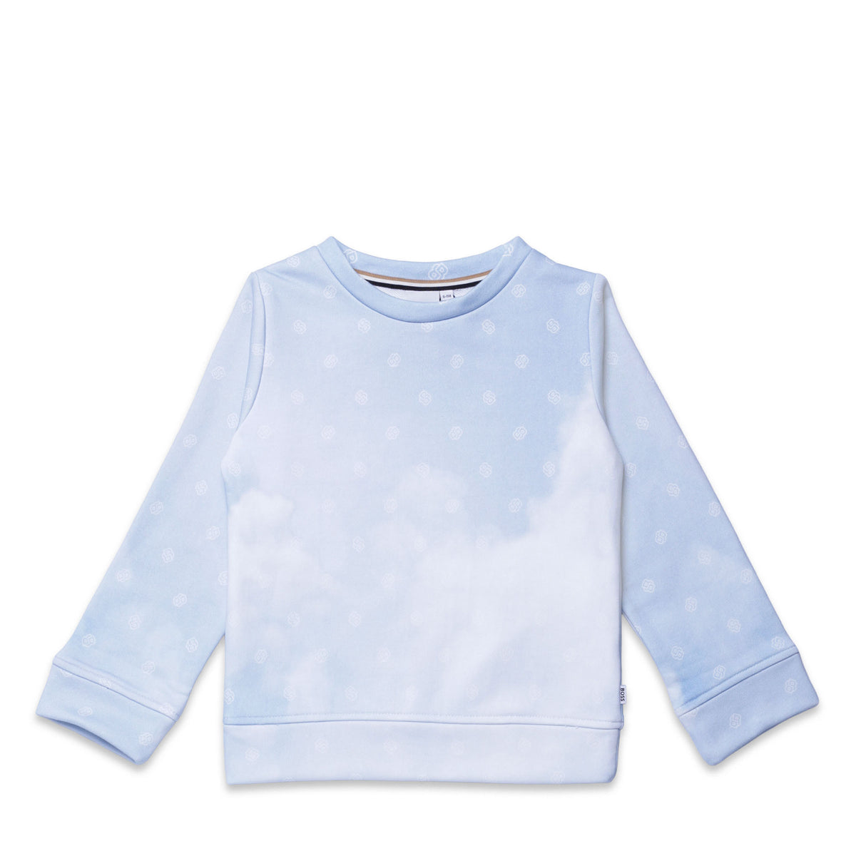 Hugo Boss Kids Cloud Motif Crewneck Sweatshirt