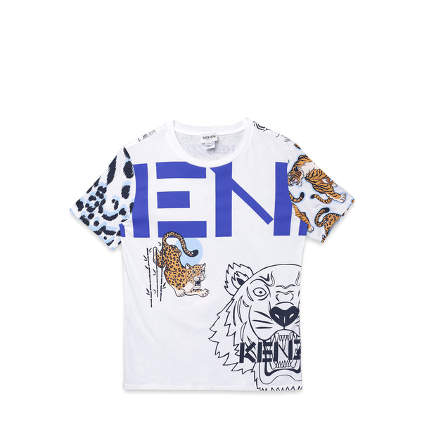 Kenzo Kids All Over Tiger Print T-Shirt
