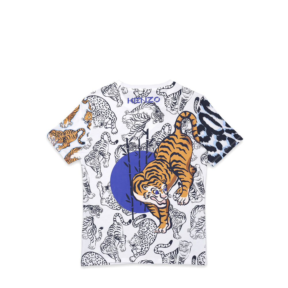 Kenzo Kids All Over Tiger Print T-Shirt