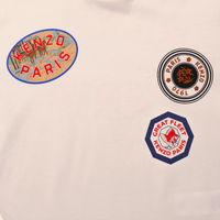 Kenzo Kids Stamp Logo Ringer Collar T-Shirt