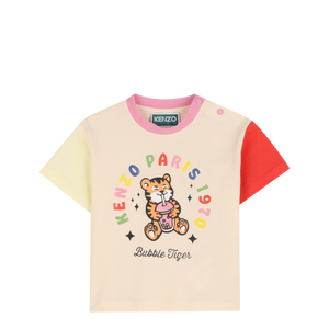 KENZO Kids Toddler's 'Bubble Tiger' Organic Cotton Colorblock T-Shirt