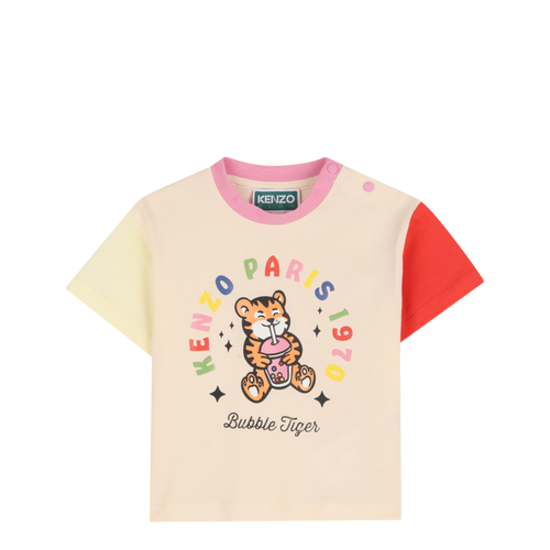 KENZO Kids Toddler's 'Bubble Tiger' Organic Cotton Colorblock T-Shirt