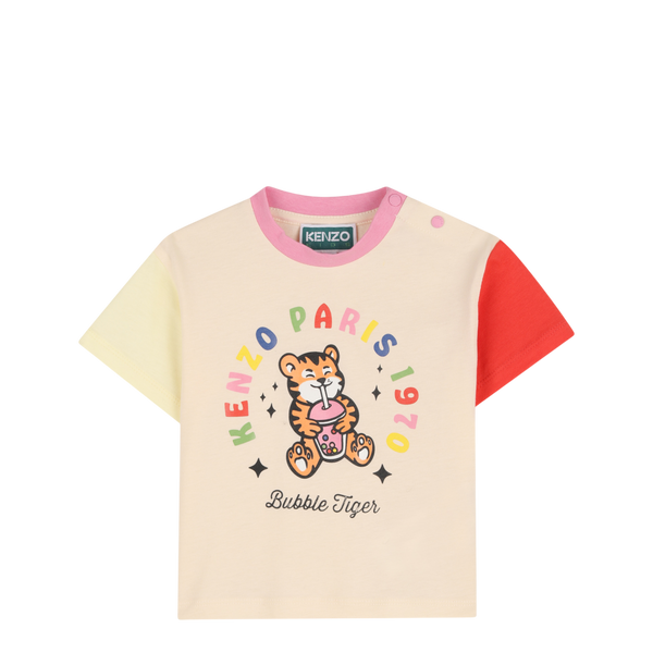 KENZO Kids Toddler's 'Bubble Tiger' Organic Cotton Colorblock T-Shirt