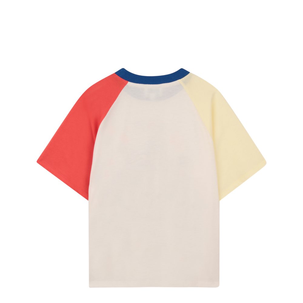 KENZO Kids 'Bubble Tiger' Raglan Jersey Colorblock T-Shirt