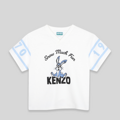 Kenzo Kids 'Snow Much Fun' V-Neck T-Shirt