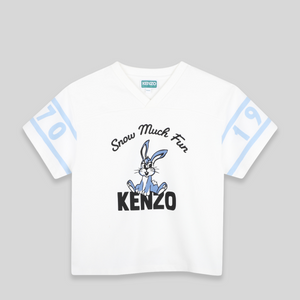 Kenzo Kids 'Snow Much Fun' V-Neck T-Shirt