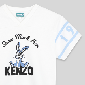 Kenzo Kids 'Snow Much Fun' V-Neck T-Shirt