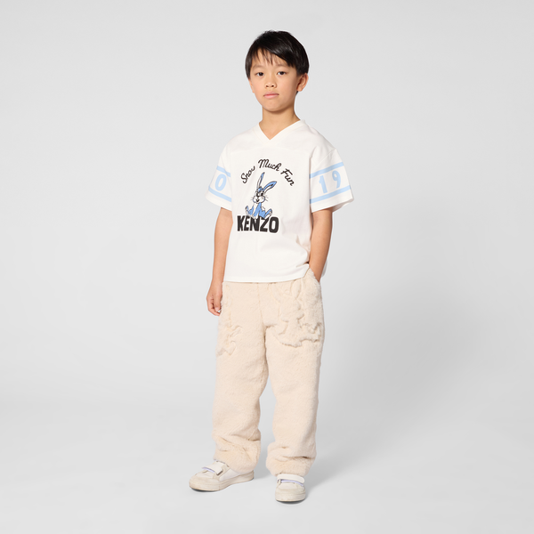 Kenzo Kids 'Snow Much Fun' V-Neck T-Shirt