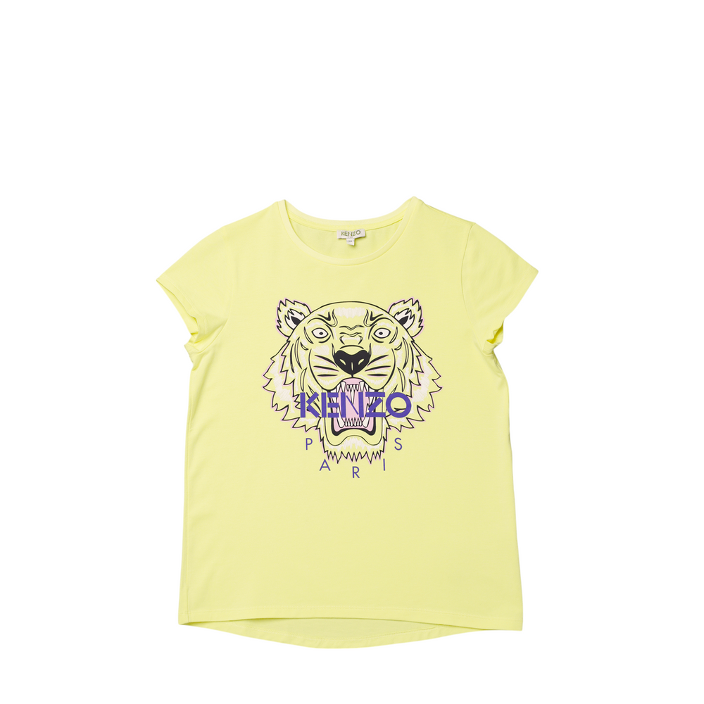 Kenzo Kids Girl's Tiger Logo T-Shirt