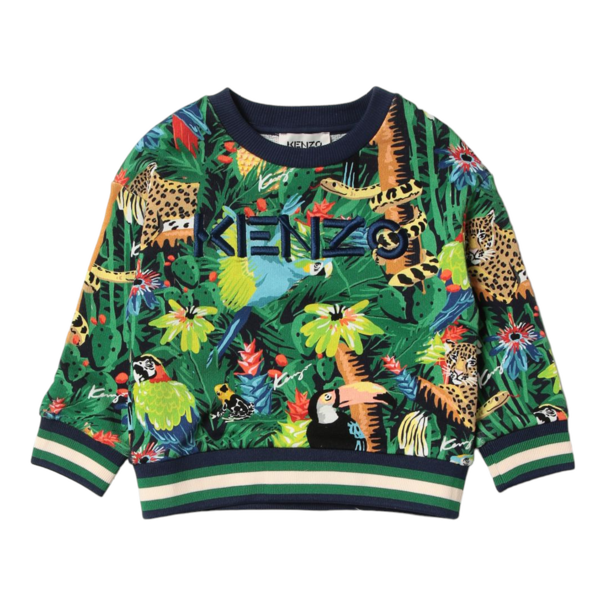 Kenzo Kids Tropical Print Sweatshirt
