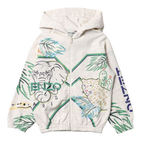Kenzo Kids Jungle Embroidered Hoodie Sweatshirt