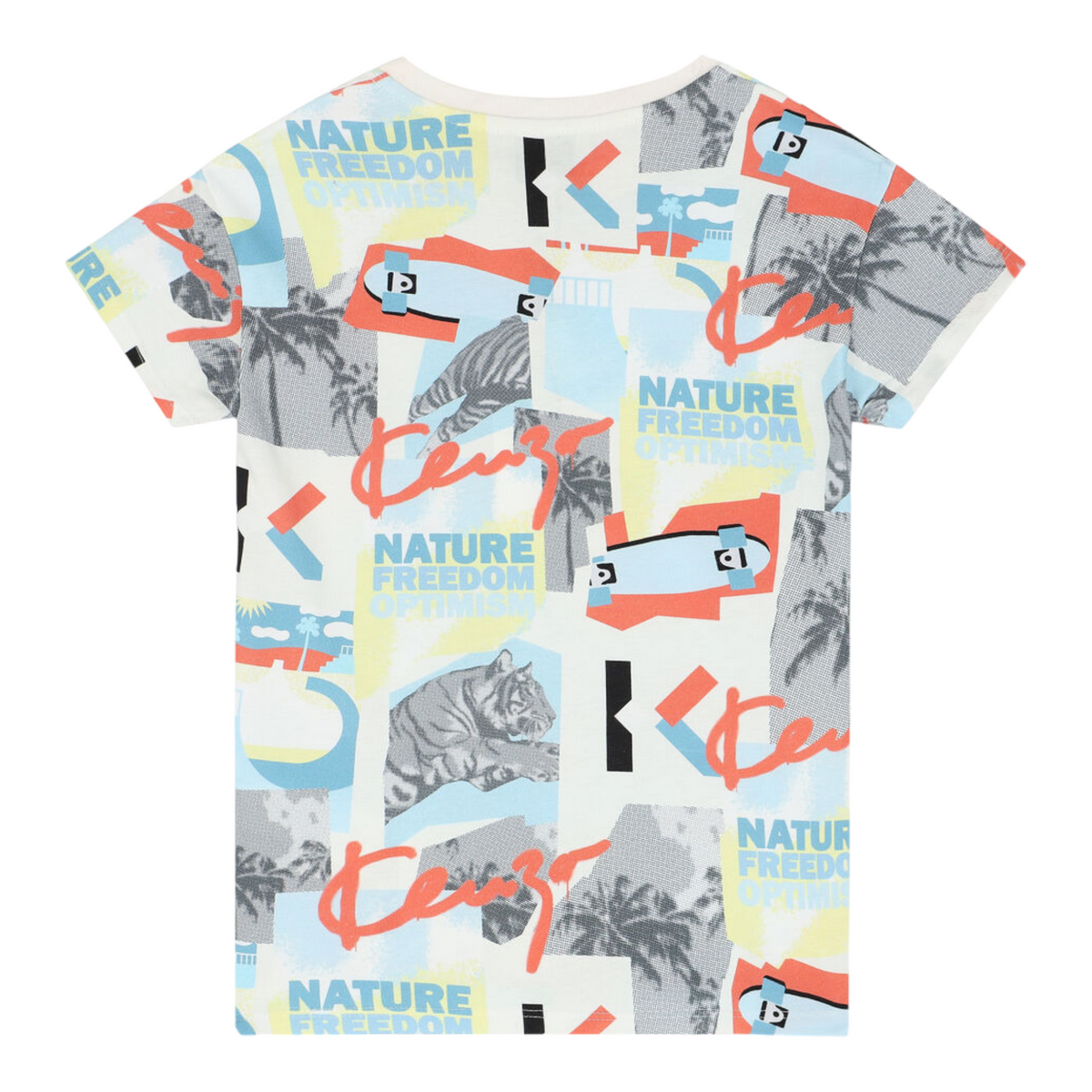 Kenzo Kids Graphic Print T-Shirt