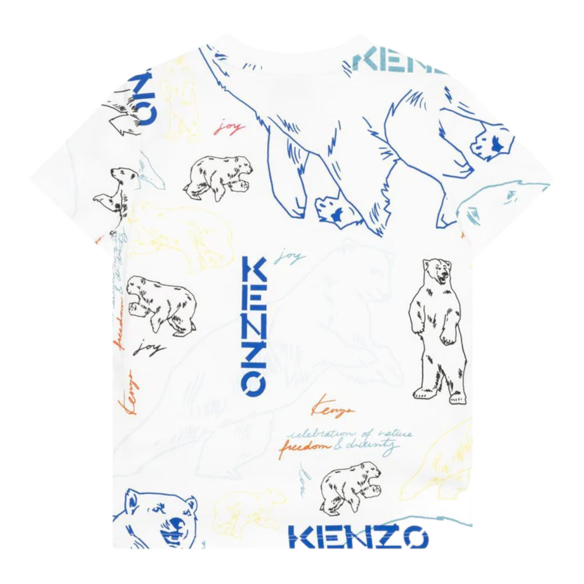 Kenzo Kids Multi Bear Logo T-Shirt