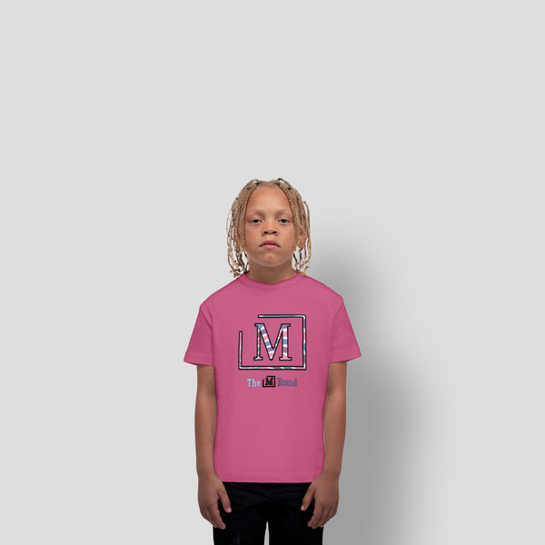 MDB Clearance Kids "M" Swirl Embroidered Logo T-Shirt