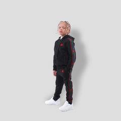 MDB Brand Kids Swirl Hooded Sweatsuit - Red/Green/Blue Swirl