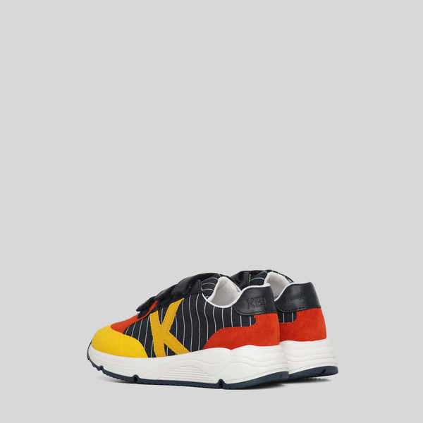 Kenzo Kids Color Block Velcro Strap Sneakers