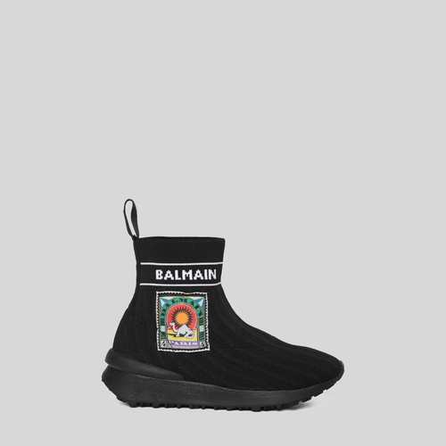 Balmain Kids Desert Patch Sock Shoe