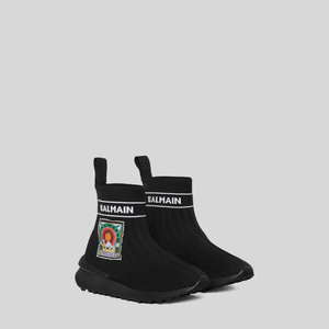 Balmain Kids Desert Patch Sock Shoe