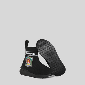 Balmain Kids Desert Patch Sock Shoe