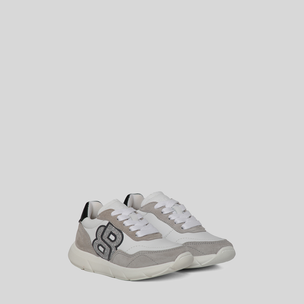 Hugo Boss Kids Double B Logo Sneakers