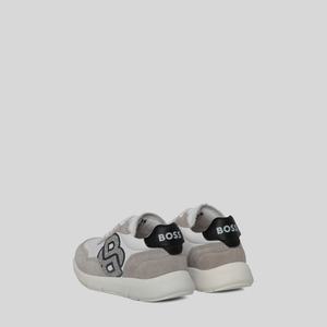 Hugo Boss Kids Double B Logo Sneakers