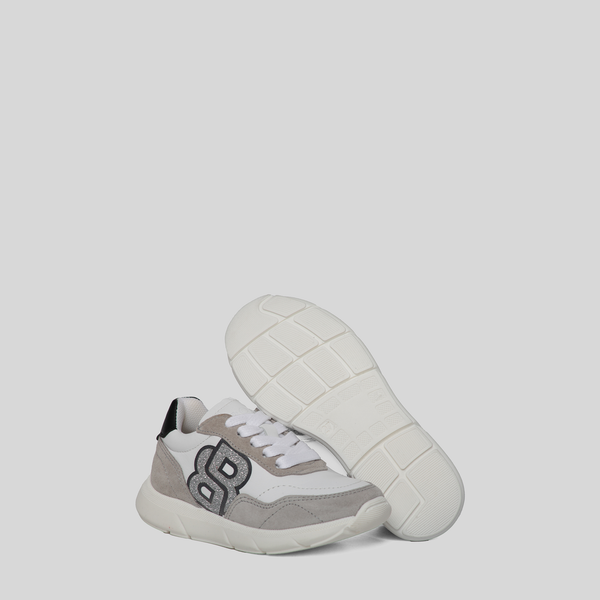Hugo Boss Kids Double B Logo Sneakers
