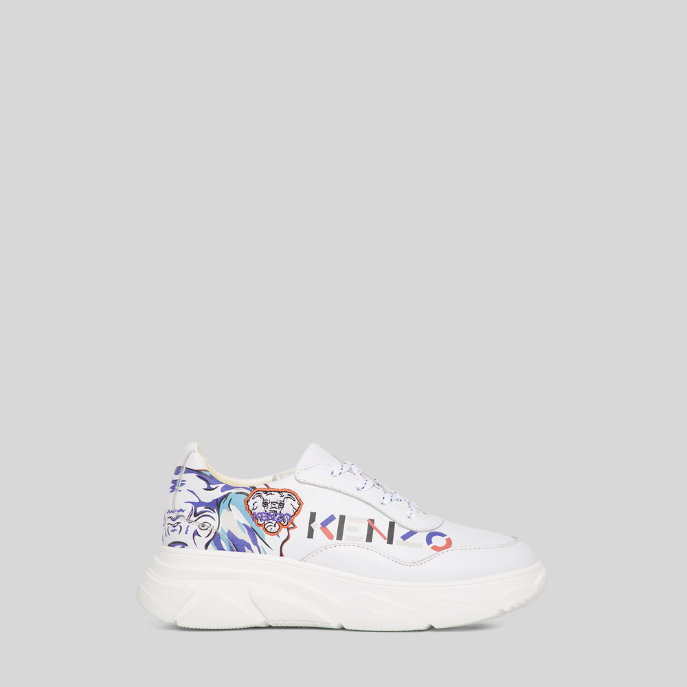 Kenzo Kids Elephant Logo Sneakers