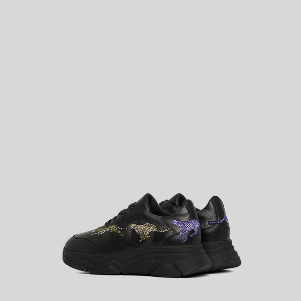 Kenzo Kids Embroidered Animal Logo Sneakers
