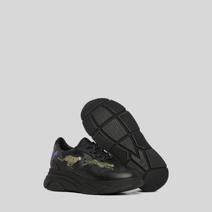 Kenzo Kids Embroidered Animal Logo Sneakers