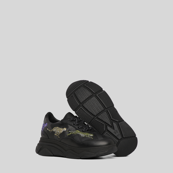 Kenzo Kids Embroidered Animal Logo Sneakers