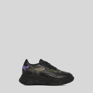 Kenzo Kids Embroidered Animal Logo Sneakers