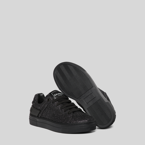 Balmain Kids Glitter Sneakers