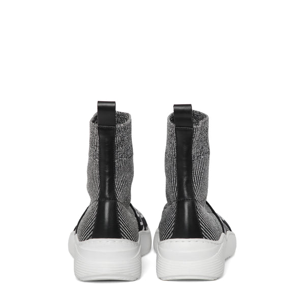 Balmain Kids Grey Knit Sock Shoe